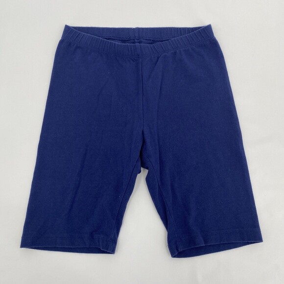 Cat & Jack Girl's Elastic Waist Stretch Pull-On Bike Shorts Navy Blue Size L - Picture 1 of 7